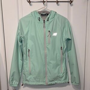 New Balance Mint Green Hooded Jacket